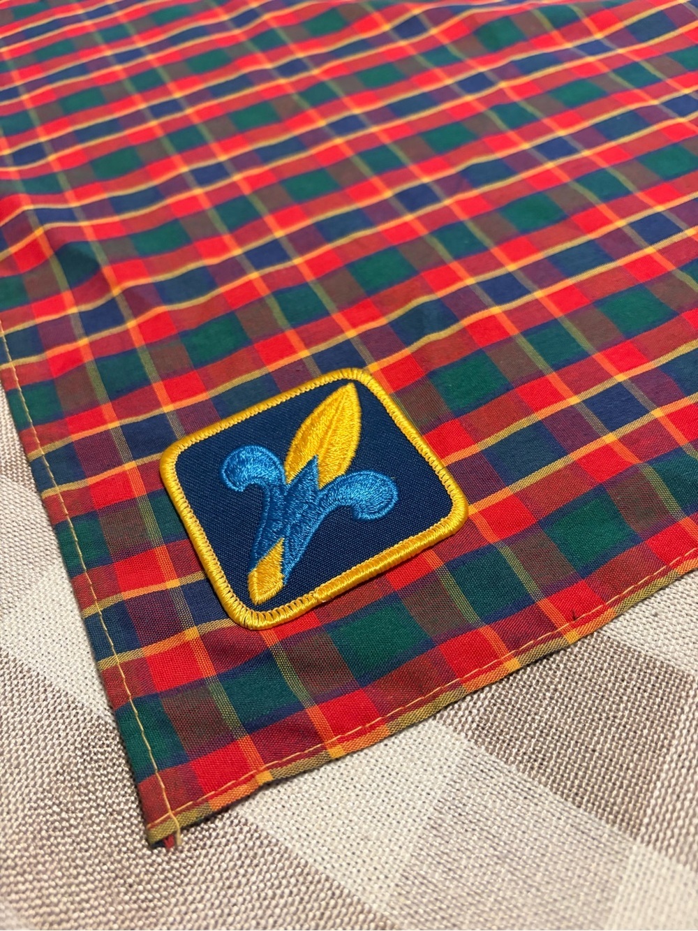 Vintage Webelos Cub Scouts Neckerchief Bandana Scarf - Boys Scouts of America